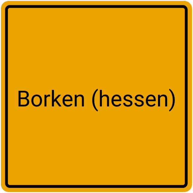 Meldebestätigung Borken (Hessen)
